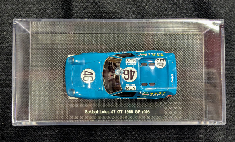 Carica immagine in Galleria Viewer, MMP EBBRO 1/43 SEKISUI LOTUS 47GT 1969 JAPAN GP #46 44207 - Used

