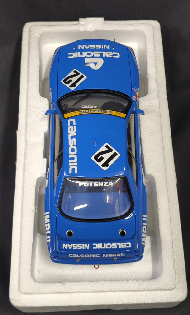 Load image into Gallery viewer, AUTOart Millennium 1/18 Nissan Skyline GT-R R32 Group A 1993 Calsonic #12 - Used
