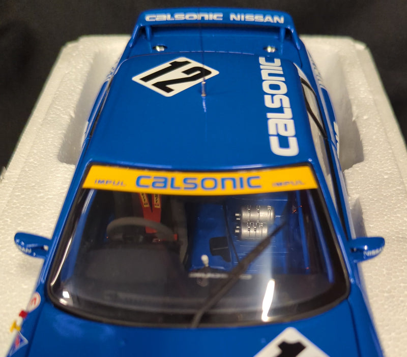 Load image into Gallery viewer, AUTOart Millennium 1/18 Nissan Skyline GT-R R32 Group A 1993 Calsonic #12 - Used
