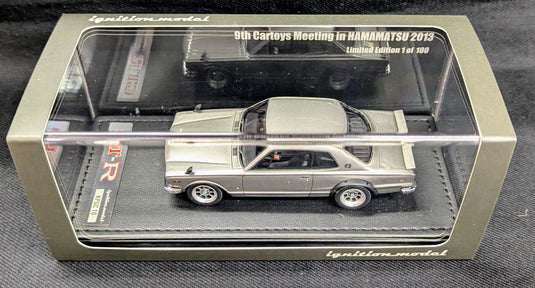 ignition model 1/43 Nissan Skyline 2000 GT-R (KPGC10) Silver IG0008 - Used