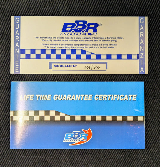 BBR 1/43 Ferrari 126 C2 GP USA West 1982