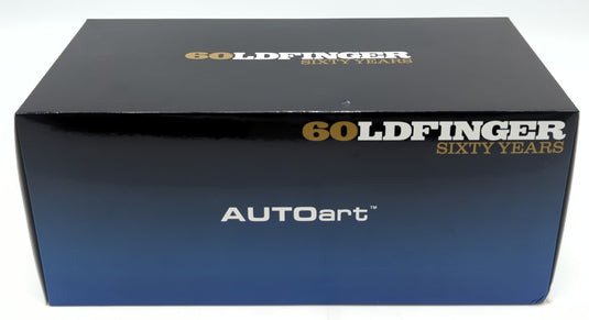 AUTOart 1/18 Aston Martin DB5 Goldfinger (with Weapons) Silver 70296 - Used