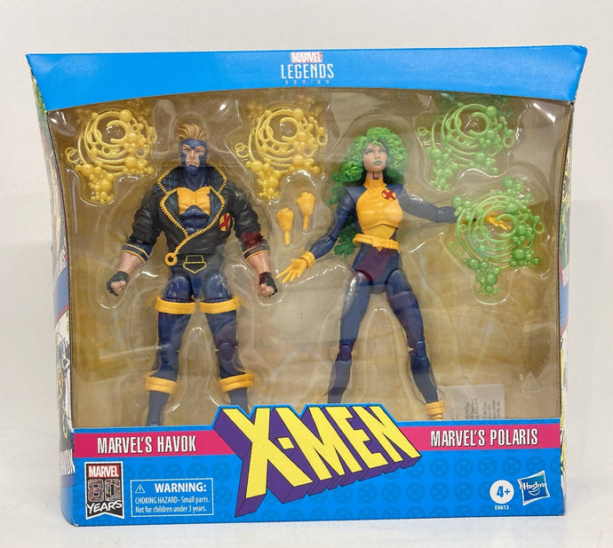 Hasbro Marvel 80 Years X-Men Marvels Havok Marvels Polaris 6 inch - Used