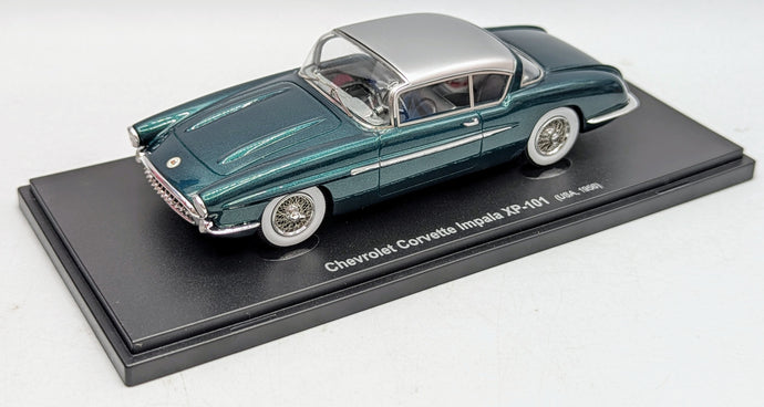 AUTOCULT Avenue43 1/43 Chevrolet Corvette Impala XP-101 1956 Turquoise 60098 - Used