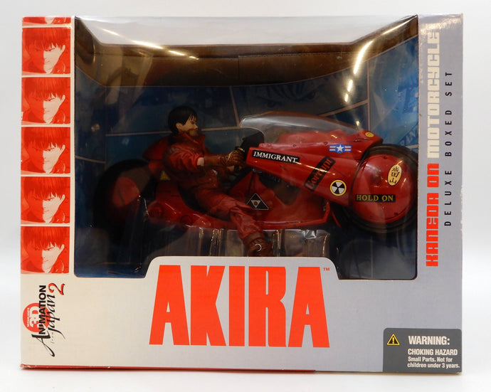 McFarlane Toys 3D Animation From Japan 02 Kaneda On Motorcycle Deluxe Boxed Set - Used