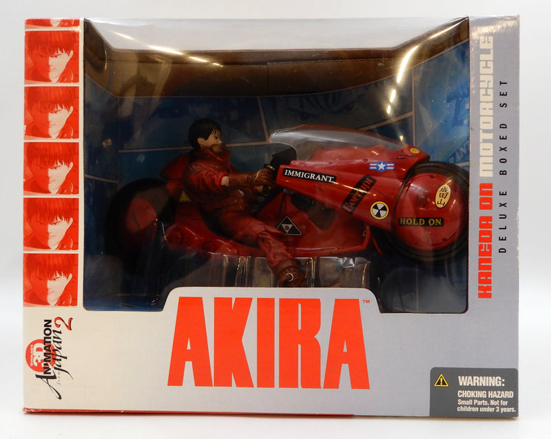 Load image into Gallery viewer, McFarlane Toys 3D Animation From Japan 02 Kaneda On Motorcycle Deluxe Boxed Set - Used
