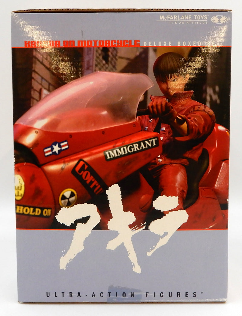 Load image into Gallery viewer, McFarlane Toys 3D Animation From Japan 02 Kaneda On Motorcycle Deluxe Boxed Set - Used
