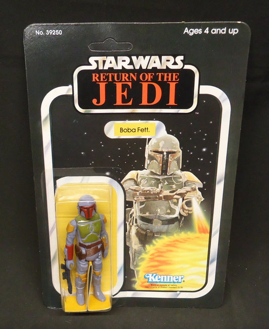 Vintage Kenner Star Wars Boba Fett 3.5-Inch Action Figure (65-Back, Space Scene Card) - Used