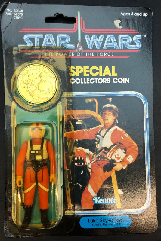 Vintage Kenner Star Wars Luke Skywalker (X-Wing Pilot) 3.5-Inch Figure (92-Back Card) - Used