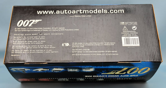 AUTOart 1/18 James Bond The Spy Who Loved Me Lotus Esprit Submarine 75306 - Used