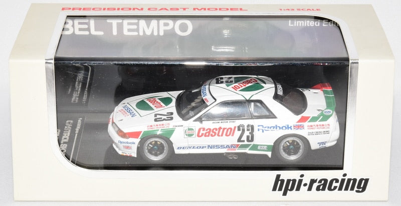 Carica immagine in Galleria Viewer, hpiracing 1/43 Castrol Skyline GT-R (#23) 1990 Macau GP 8082 - Used

