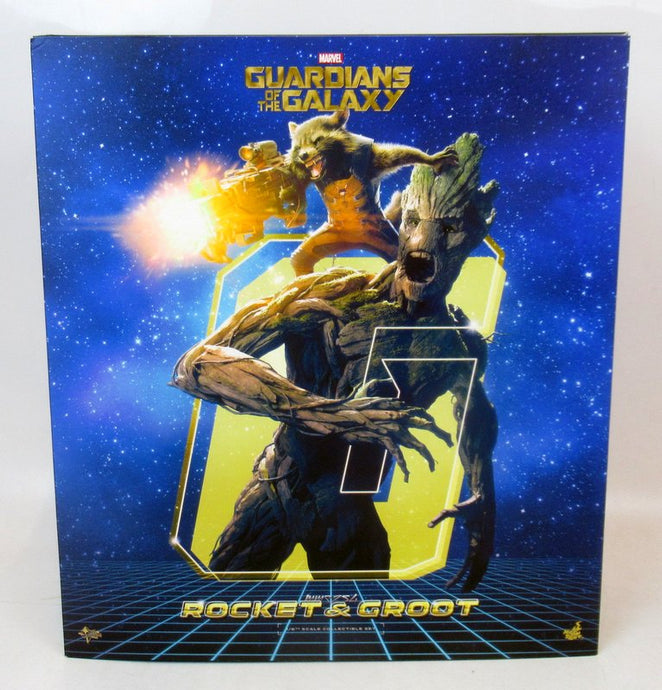 Hot Toys Movie Masterpiece Rocket & Groot MMS254 - Used