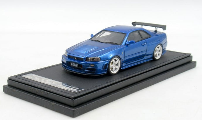 ignition model 1/43 Nismo R34 GT-R Z-tune Bayside Blue IG0791 - Used
