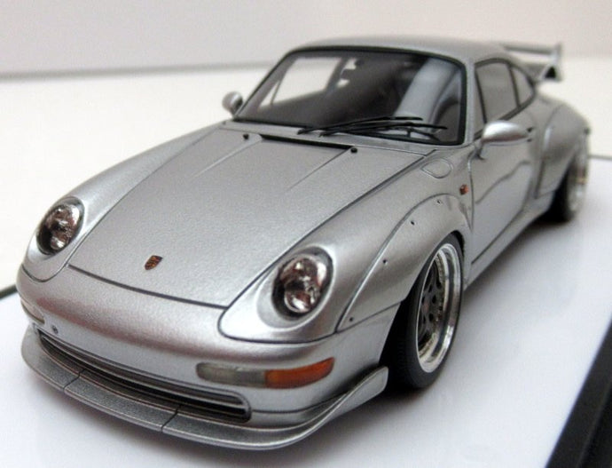 Make Up Vision 1/43 Porsche 911 (993) GT2 Street Ver.1996 Silver VM114A - Used