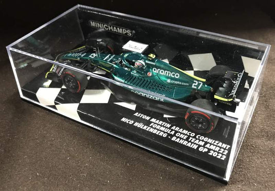 Minichamps 1/43 Aston Martin Aramco Cognizant F1 Team AMR22 Nico Hulkenberg - Used
