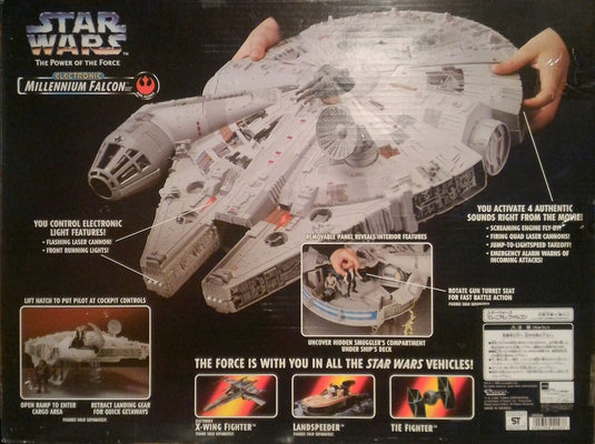 Hasbro Japan Electronic Millennium Falcon for 3.5 inch figures - Used