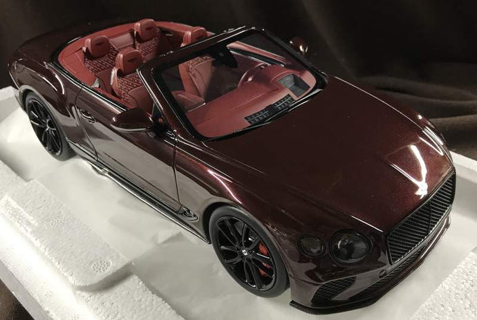 TSM Top Speed 1/18 Bentley Continental GT Convertible Cricket Ball - Used