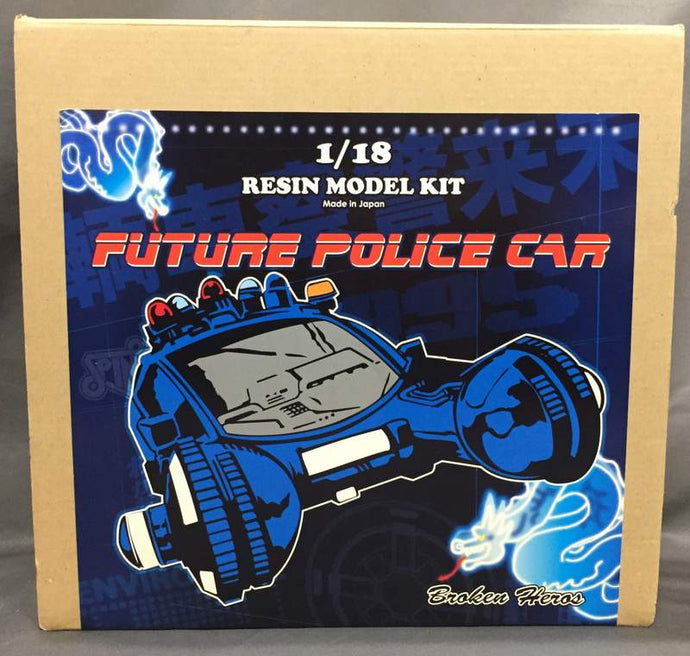 Broken Heroes Future Police Car 1/18 Resin Model Kit - Used