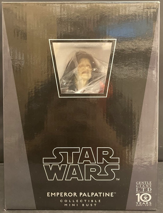 Gentle Giant Star Wars Mini Bust Emperor Palpatine - Used
