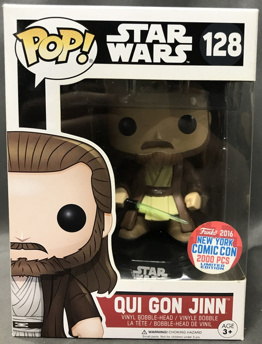 Funko POP! Star Wars Qui-Gon Jinn #128 (Galactic Convention Limited Edition) - Used