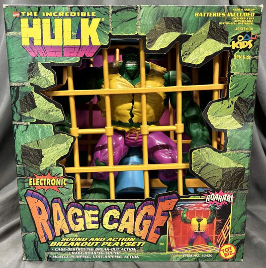 ToyBiz Rage Cage Hulk Action Figure - Used