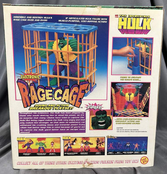ToyBiz Rage Cage Hulk Action Figure - Used