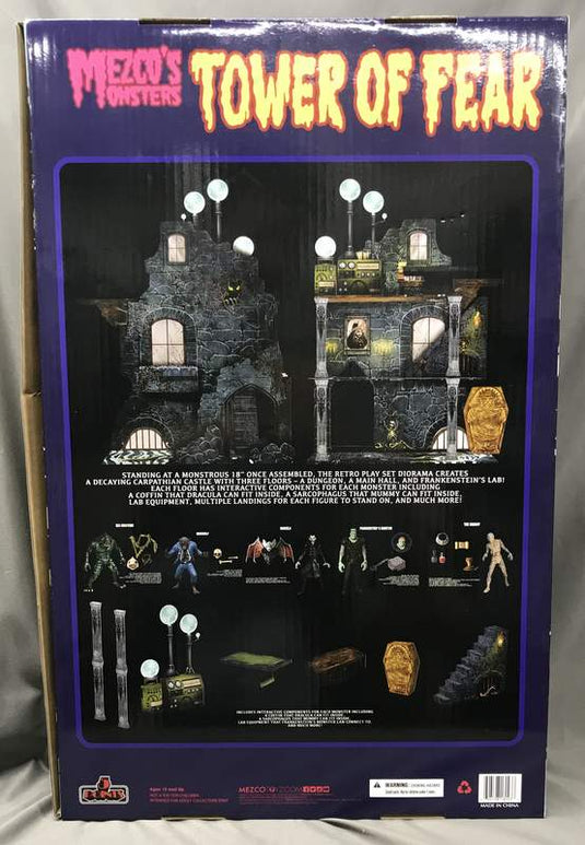 Mezco Toyz Mezco's Monsters 5 Points Tower of Fear Set - Used