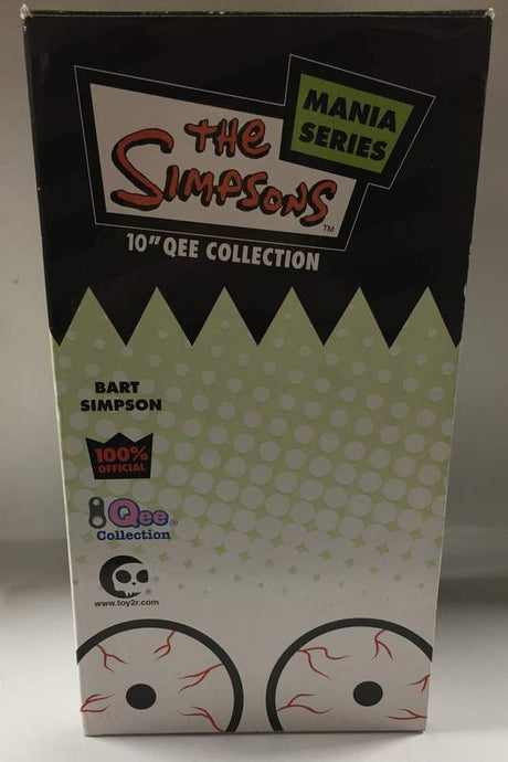 Toy2R 10-Inch Qee Collection Bart Simpson (Monochrome) - Used