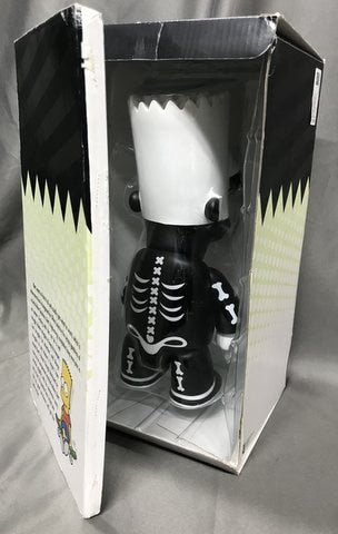 Cargue la imagen en el visor de la galería, Toy2R 10-Inch Qee Collection Bart Simpson (Monochrome) - Used
