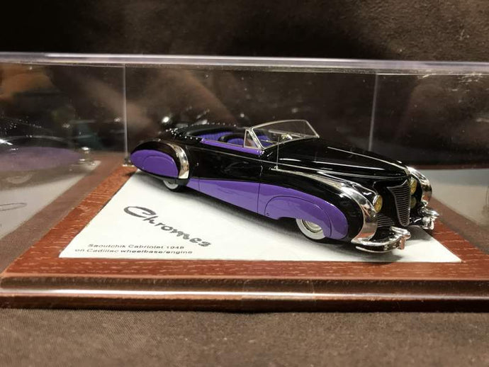 Chromes 1/43 Saoutchik Cabriolet 1948 Purple Chro017 - Used