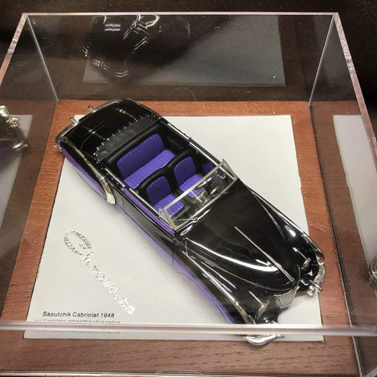 Chromes 1/43 Saoutchik Cabriolet 1948 Purple Chro017 - Used