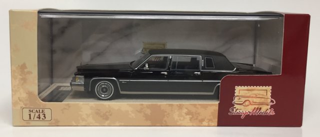 Stamp Models 1/43 Cadillac Fleetwood Limousine 1978 Black Vinyl 78101 - Used