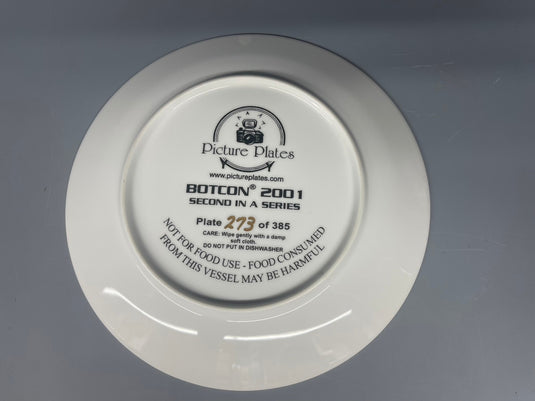 Hasbro Botcon 2001 Transformers Collector Plate - Used