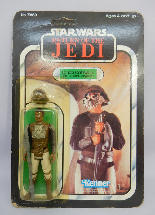 Vintage Kenner Star Wars Lando Calrissian (Skiff Guard Disguise) 3.5-Inch Figure (65-Back Card B) - Used