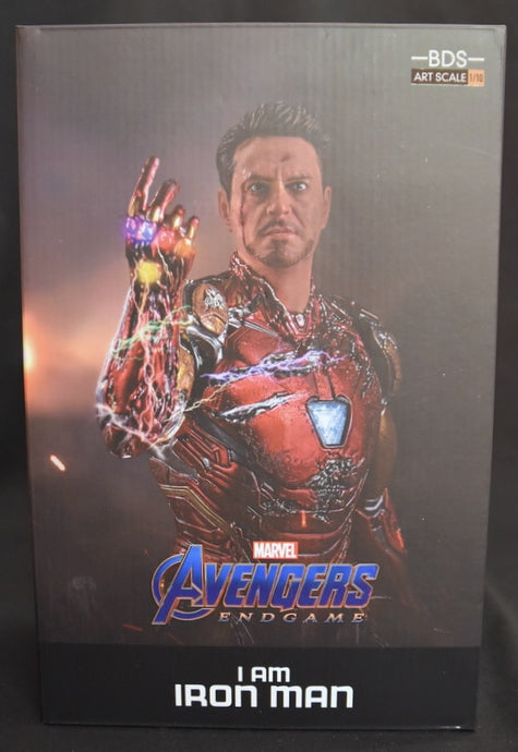 BDS 1/10 Scale Statue I Am Iron Man Ironman Mark 85 Battling Version - Used