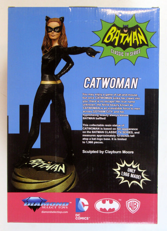 Diamond Select Toys Premier Collection Catwoman Statue (Batman 1966 TV Series) - Used
