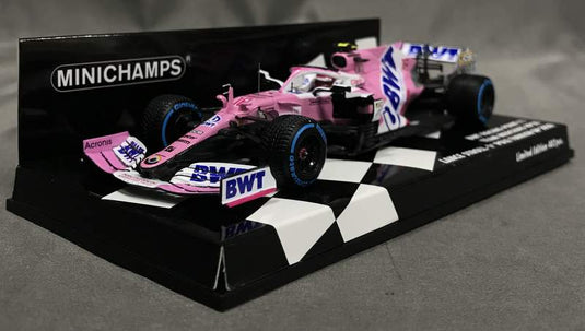 Minichamps 1/43 BWT Racing Point F1 Team Mercedes RP20 Lance Stroll Turkish GP - Used