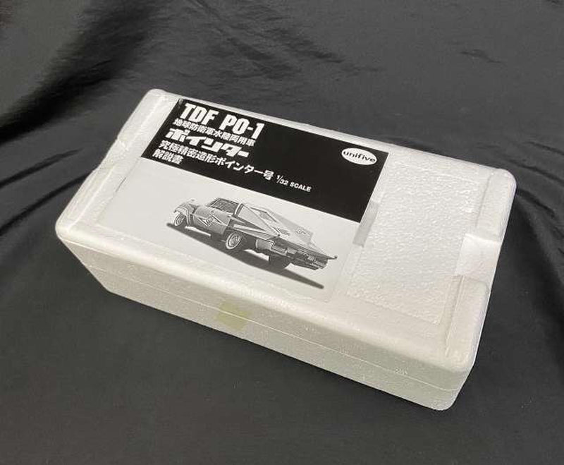 Cargue la imagen en el visor de la galería, UNIFIVE TDF-PO1 [TDF-PO1] Ultra Garrison Pointer Amphibious Car Model Vehicle– Used
