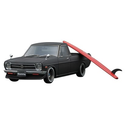 Load image into Gallery viewer, ignition modelIG1395 Nissan Sunny Truck Long Matte Black
