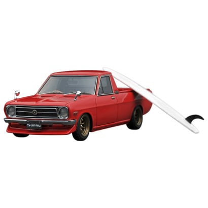 Load image into Gallery viewer, ignition modelIG1396 Nissan Sunny Truck Long Red
