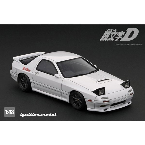 Carica immagine in Galleria Viewer, ignition modelIG2874 1/43 Initial D Mazda Savanna RX-7 Anfini FC3S White
