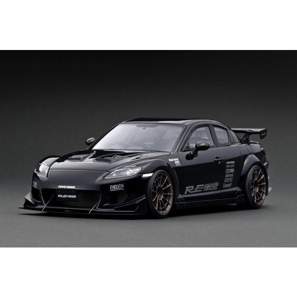 Cargue la imagen en el visor de la galería, ignition modelIG3179 1/18 Mazda RX-8 SE3P RE Amemiya Black
