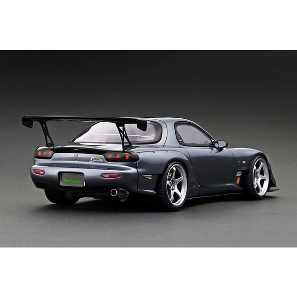 Laden Sie das Bild in Galerie -Viewer, ignition modelIG3106 1/18 FEED RX-7 FD3S Demon King 2016 ver. Gun Metallic
