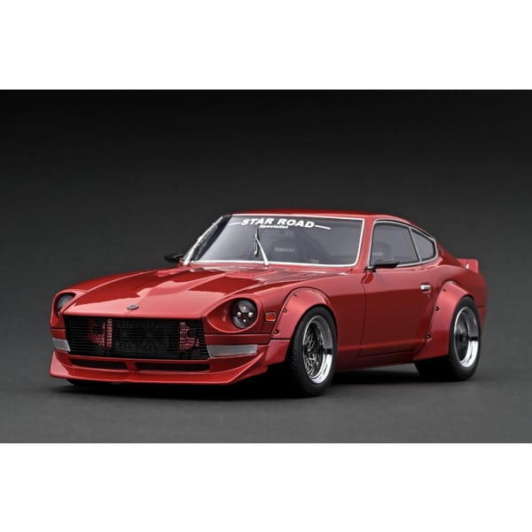 Pre-order ignition modelIG3114 1/18 nissan fairlady z s30 star road red metallic