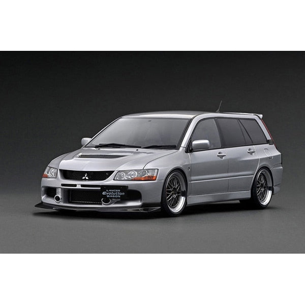 Chargez l&#39;image dans la visionneuse de la galerie, Pre-order ignition modelIG2769 1/18 Mitsubishi Lancer Evolution Wagon CT9W Silver With Engine
