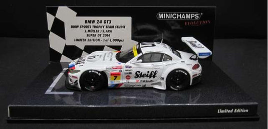 MINICHAMPS BMW Z4 GT3 BMW SPORTS TROPHY 1/43 Scale Model Car– Used