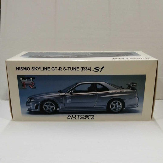 AUTOART Nismo Skyline GT-R R34 S-TUNE 1/18 Scale Car– Used