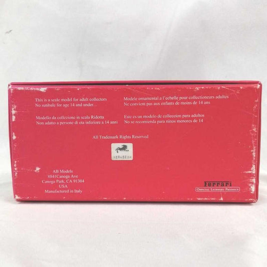 AUTO BARN AB308 Ferrari 360 Modena JMB Racing 1/43 Scale Car– Used
