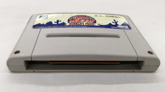 ASCII Gunple: Gunman's Proof SFC soft Japanese Version -Used