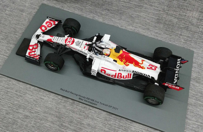 SPARK Red Bull Honda RB16B 1/18 Scale Model Car– Used